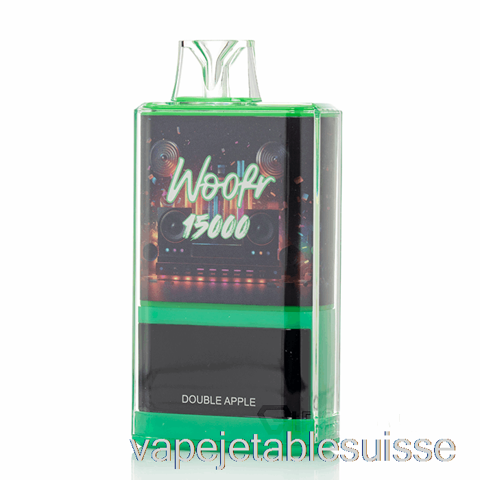 Vape Suisse Woofr 15000 Jetable Double Pomme